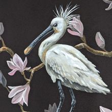 bloemen kunst vogel
